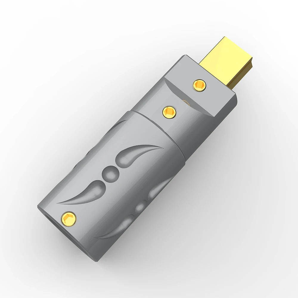 ใหม่ viburg MN08ชุบทอง USB MINI high end USB MINI ขั้วต่อ MINI แจ็คหัวต่อตัวผู้ชุบทองหางขั้วต่อหลอดไฟ LED พอร์ต