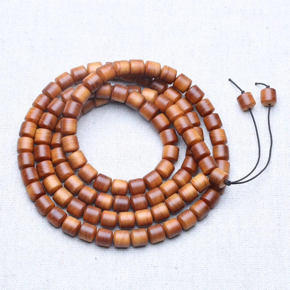 Natural Sandalwood Handmade Rosary Sandalwood Bracelet 99 Rosary Beads Islam Muslim 8mmx8mm Beads