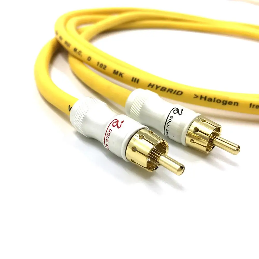 Thouliess زوج RCA إلى XLR كابل الصوت Balacned 2x RCA ذكر إلى 2x XLR أنثى كابل ربط مع VDH Van Den Hul 102 MK III #5