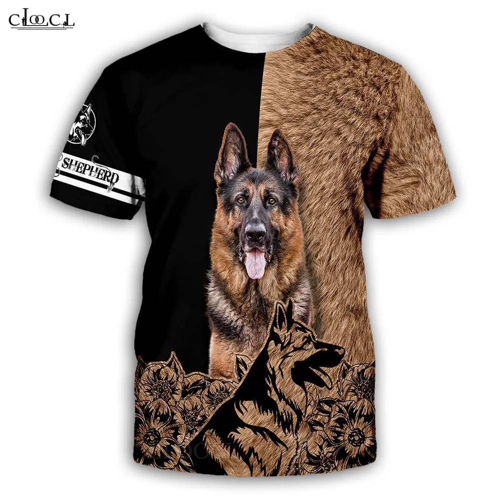 HX Belgian Malinois Printed T-shirts Animals Pets 3D Print Men Clothing Women Casual Streetwear Harajuku T Shirt S-7XL