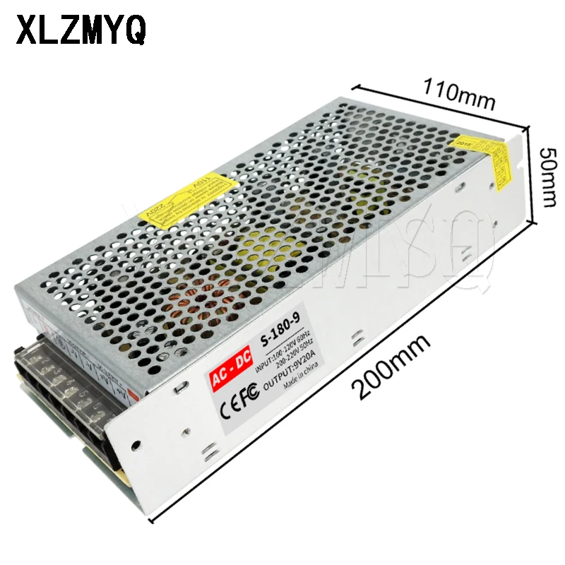 Lighting Transformer AC110V-220V to DC 3V 6V 9V Power Supply Adapter 2 3 4A 5A 10A 15A 20A 30A 50A 60A LED Strip Switch Driver