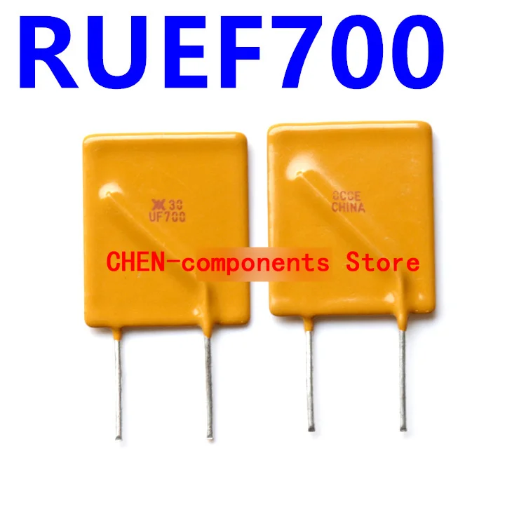 10PCS RUEF700 PPTC Self-recovery fuse 7A 30V straight Insert