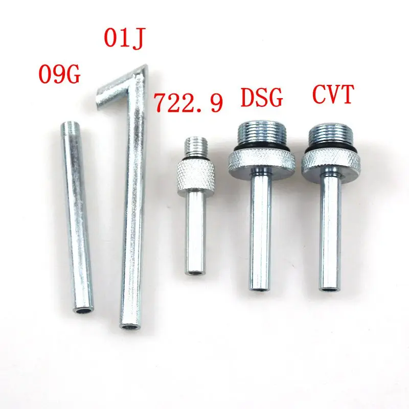 

LARBLL 5Pcs/Lot Transmission Fluid Oil Filling Filler Adapter ATF DSG CVT 09G 01J 722.9 for VW Audi Benz