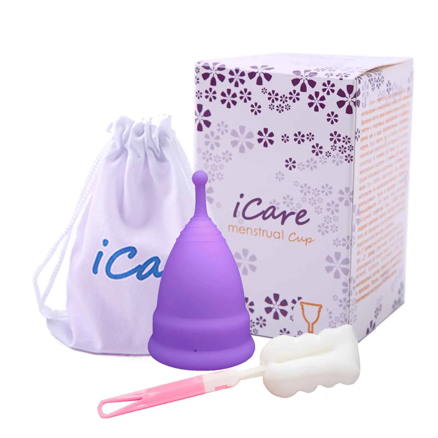 

iCare Feminine Hygiene Lady Cup Menstrual Cup Wholesale Reusable Medical Grade Silicone For Women Menstruation Collector Soft