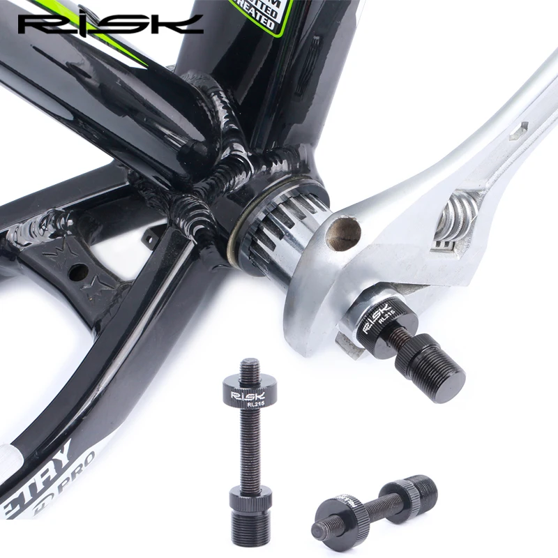 RISK Bicycle BB Bracket Anti-Drop Auxiliary Tool MTB Bike Bottom Bracket Removal Disassembly Tools for Square Hole Spline Axis