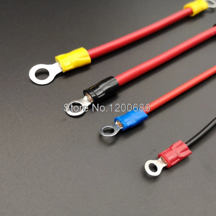 

10CM 18AWG RV1.25-4S Ring Insulated Wire Connector Electrical Crimp Terminal RV1.25-4 Cable Wire harness