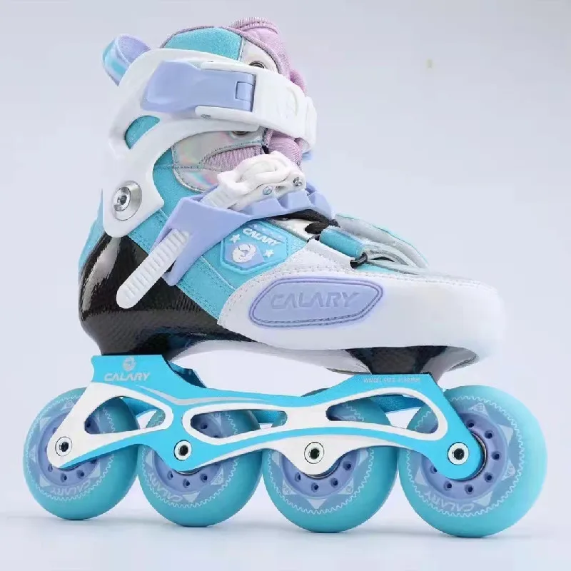 Nieuwe Collectie Calary Carbon Fiber Kids Inline Rolschaatsen Sneakers Met Size-Verstelbare Binnenzool Eu 28 Om 37 Kinderen schaatsen Schoenen