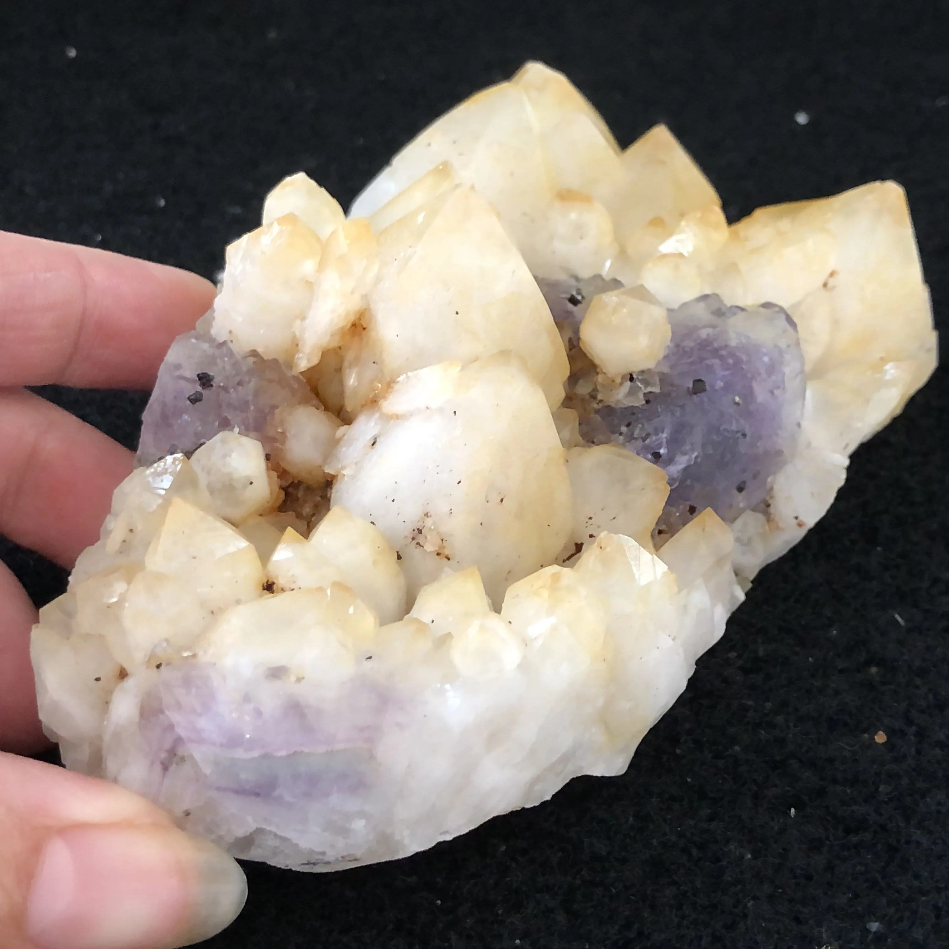 

Natural mirage purple Fluorite Crystal Mineral Specimen energy wheel vein teaching stone home decoration collection ornaments