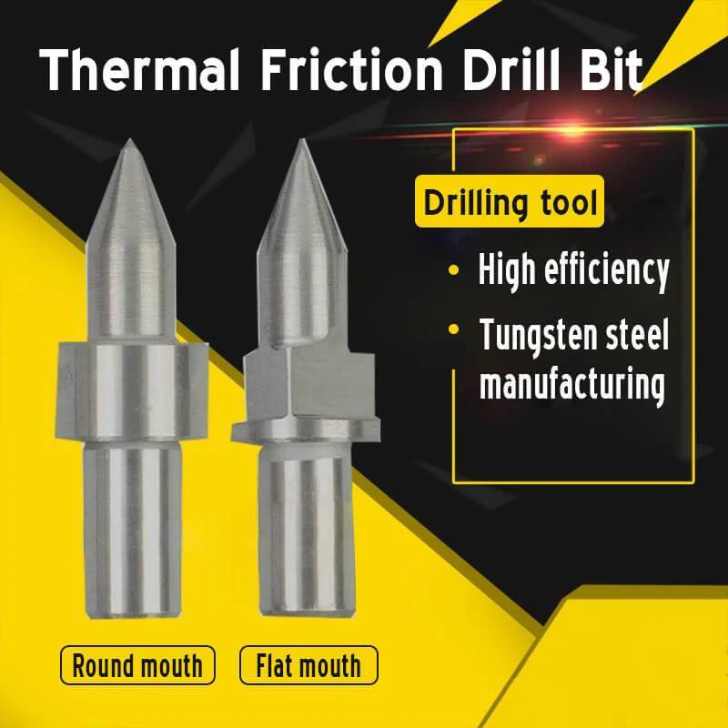 Ferramenta de broca a quente curta do derretimento, tipo redondo ou liso, fricção térmica, processamento do metal, M3, M4, M5, M6, M8, M10, M12, M14