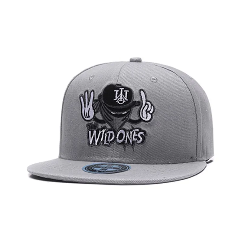 Brand baseball caps wild ones embroidery  men women bone snapbacks black sports hats street art hip hop cap hat