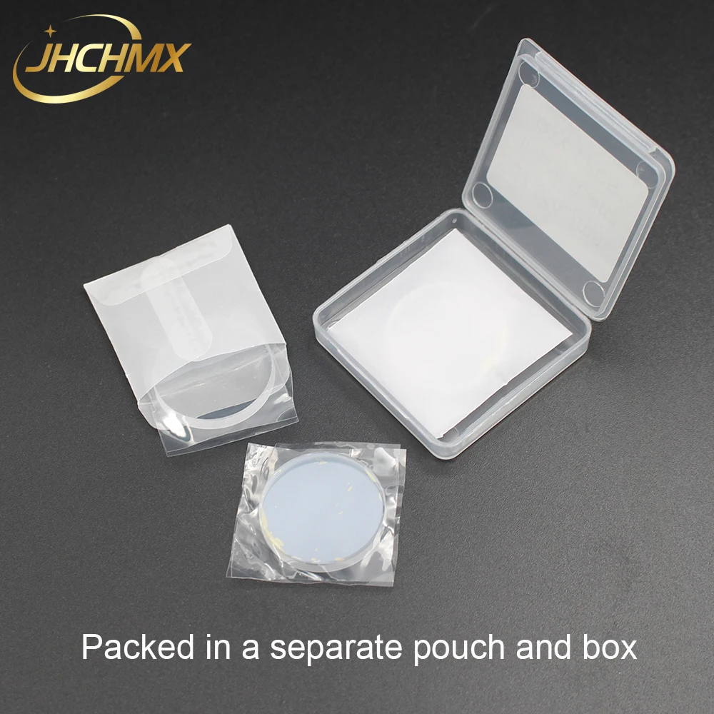 JHCHMX Laser Protective Windows/Lens Fused Silica Lens 18*2 20*2/3/4 22.35*4 30*5 27.9*4.1 36*5 37*7mm For Fiber Laser Machines