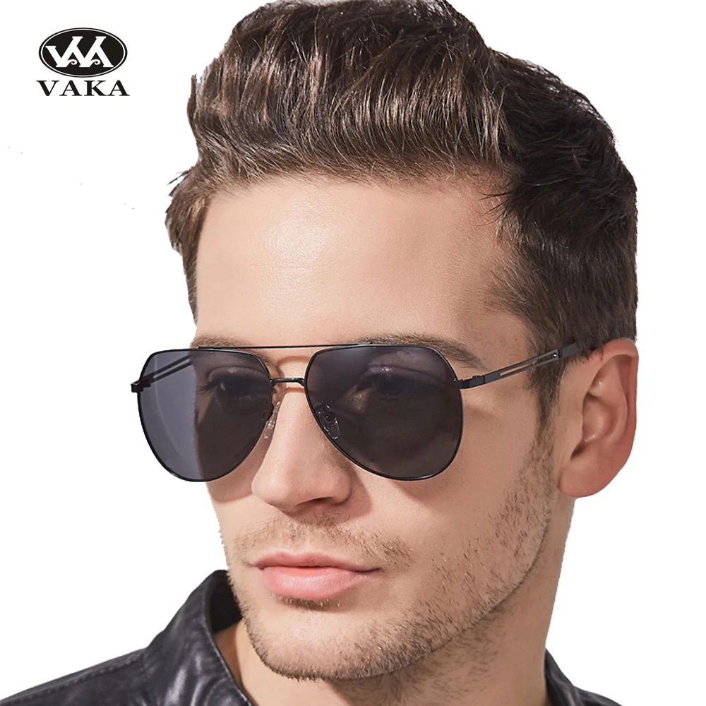 

2023 New Fashion Brand Men Classic Sunglasses Polarized Driving Glasses Black Pilot Sun Glasses Brand Designer Male Retro