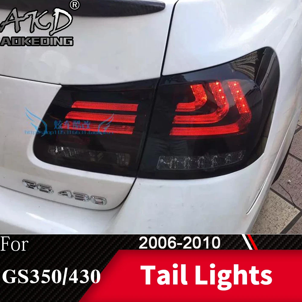 Tail Lamp For Car GS350 2006-2010 LED Tail Lights Fog Lights Daytime Running Lights DRL GS300 GS430 Car Accessories