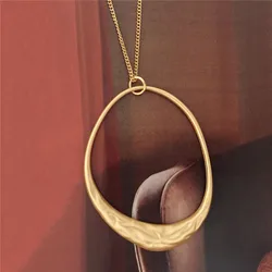 Summer New Style Simple Pendant Necklaces Jewelry Girl Silver Color Bohemia Alloy Necklace Chain For Women