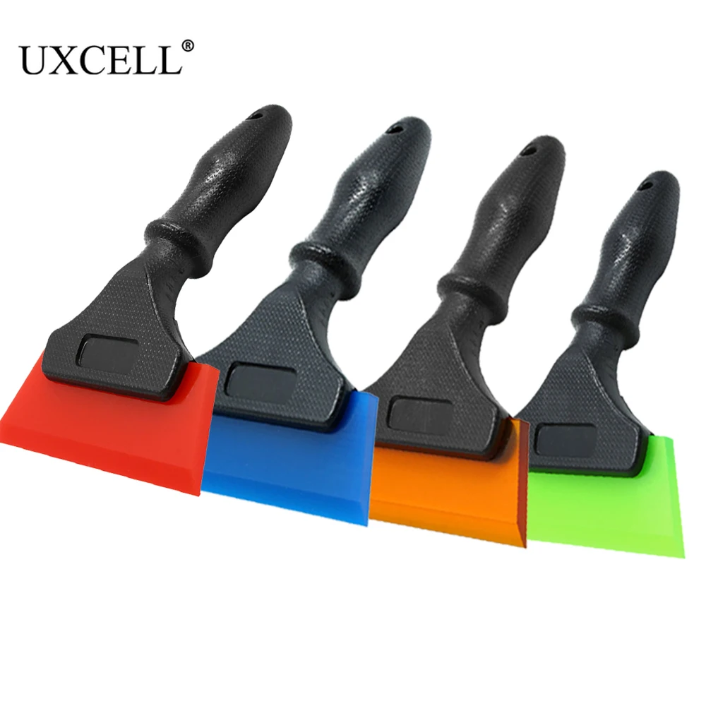 UXCELL Auto Ice Scraper Water Wiper Vinyl Wrap Windshield Snow Shovel Car Film Squeegee Window Glass Cleaning Brush Snow Scraper