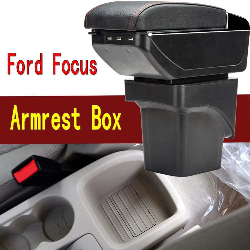 

Armrest box Ford Focus central content store case console storage elbow support rest arm