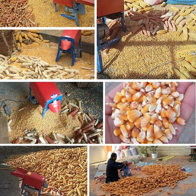 400 kg / Hour Fresh Corn Sheller Sweet Maize Kernels Threshing Machine Maiz Sheller Commercial Fresh Corn Seeds Remover Machine