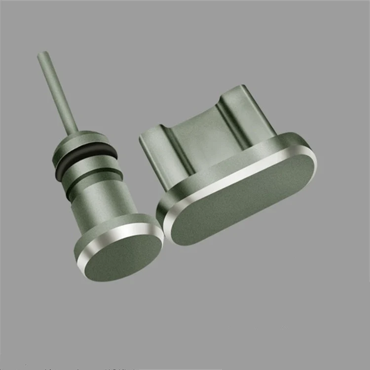 โลหะที่มีสีสัน Micro USB 3.5มม.แจ็คปลั๊กป้องกันฝุ่น Charger Dock ปลั๊กเสียบสำหรับโทรศัพท์มือถือ Android โทรศัพท์อุปกรณ์เสริม