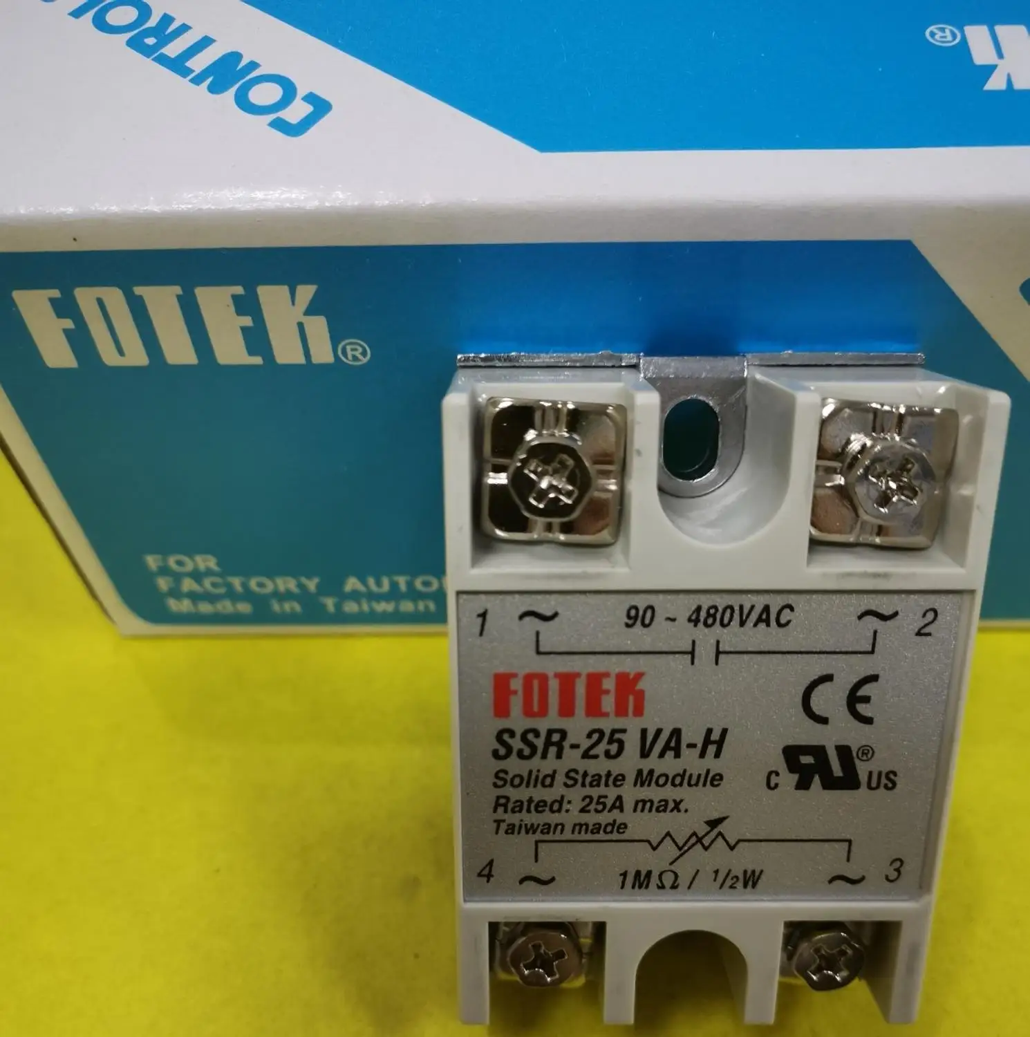 SSR-25VA-H  New original Taiwan FOTEK SCR module economical solid state relay