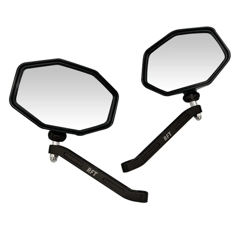 Motorcycle Rear View Mirror with Large Field of and Ultra Wide Angle for Kiden Kd150-g1-g2-u-u1-u2-z2