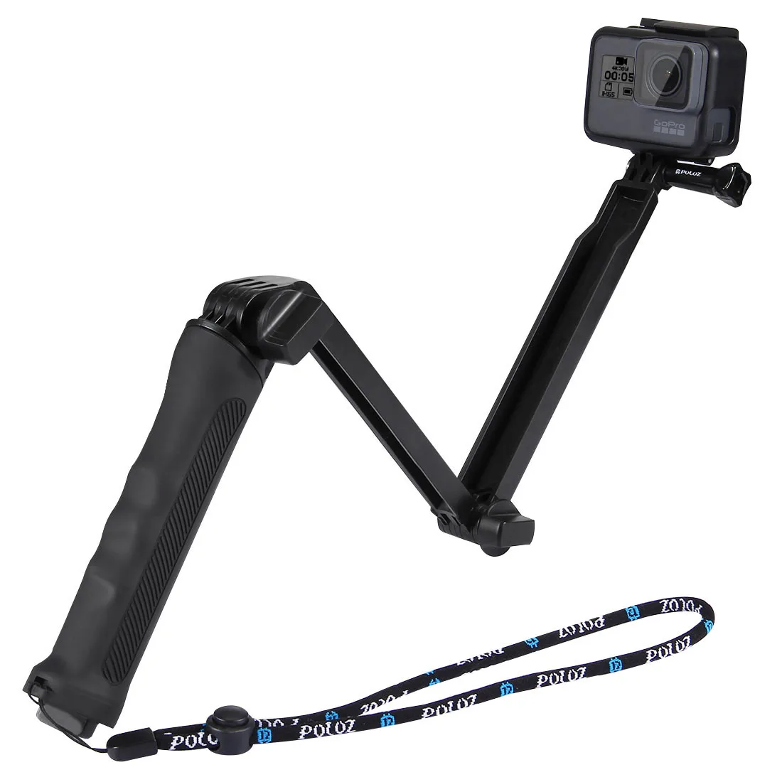 Multi 3-weg Einbeinstativ Folding Erweiterung Grip Arm Tragbare Magic Mount Selfie Stick Für GoPro Hero 4 3 + 3 SJ4000 Xiaomi Yi