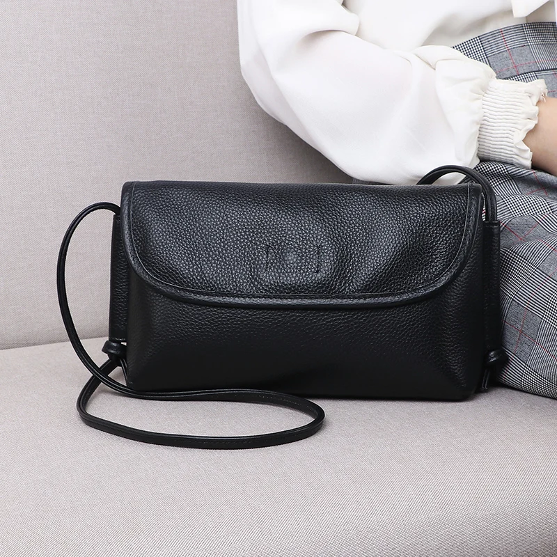 

Women's Luxury Handbags Genuine Leather Shoulder Bag Fashion Crossbody Bags For Women Envelope Messenger Bag Female Party Purse