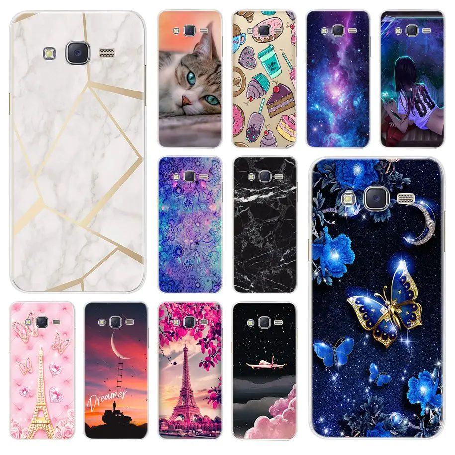 Silicone Case for Samsung Galaxy J3 2016 Cute Case Cat Soft Tpu bumper Cover For Samsung J3 2016 2015 J320 J320F Phone Cases Bag