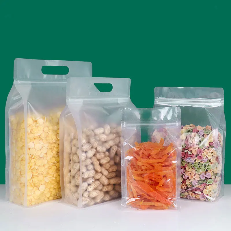 

50Pcs PE Seal Ziplock Food Packing Bags Reusable Kitchen Storage Pouch Reusable Rice Noodles Insect-proof Dry Goods Packaging