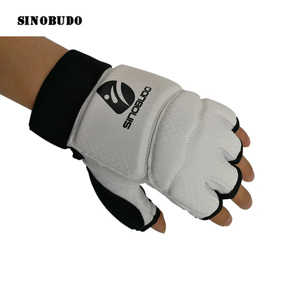 Hot Half Finger WTF ITF Taekwondo Hand Gloves Foot Protector boxing training Martial Art Training Equipment Instep foot Guard