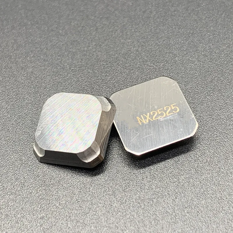 高品質の超硬インサート,金属カッター,旋盤,cnc,seen1203 nx2525,10個
