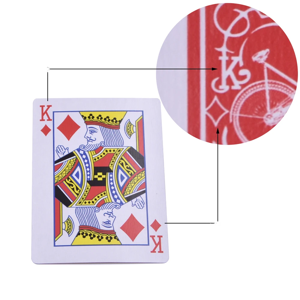 Marked Cards Stripper Deck Playing Cards Magic Tricks Poker Magia Close Up Street Illusions Gimmicks Mentalism Props Kids Toys