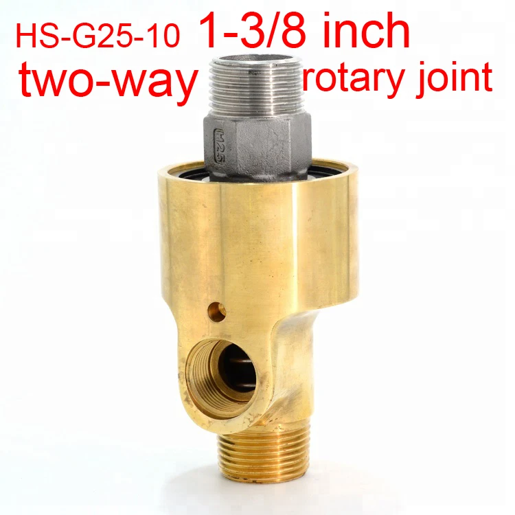 

DN25 to DN10 1-3/8 inch 2 way rotating joint two direction rotary joint Water air oil union swivel coupling rotation fitting