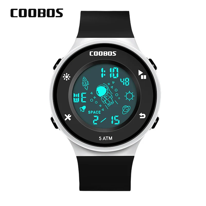 Kids Digital Watch Fashion Children\'s Sports Boys Watch Luxury Multi-function Waterproof Silicone Led Wrist Watch reloj infantil