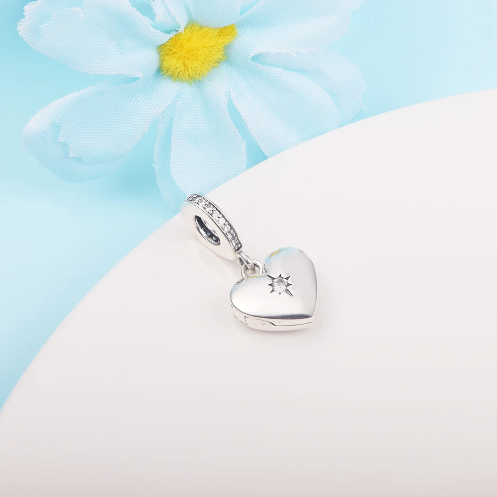 2021 Autumn New Valentine's Day Sterling Silver Beads Jewelry Fits Original Snake Chain Bracelets Pendant Woman DIY S925 Charms