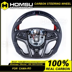 Customized Carbon Fiber Steering Wheel For chevrolet camaro 2012-2015 Customized Carbon Fiber Steering Wheel