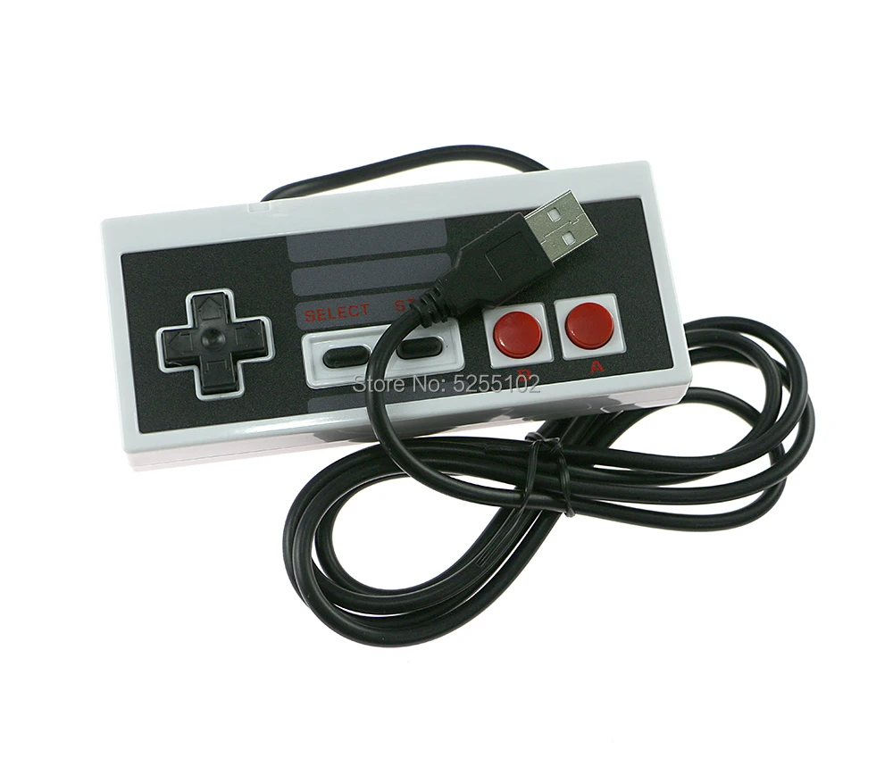 1 قطعة USB ل NES عصا التحكم كونترول Manette ل NES السلكية USB غمبد PC/USB/NES ألعاب الفيديو الكمبيوتر ماندو مقبض الرجعية