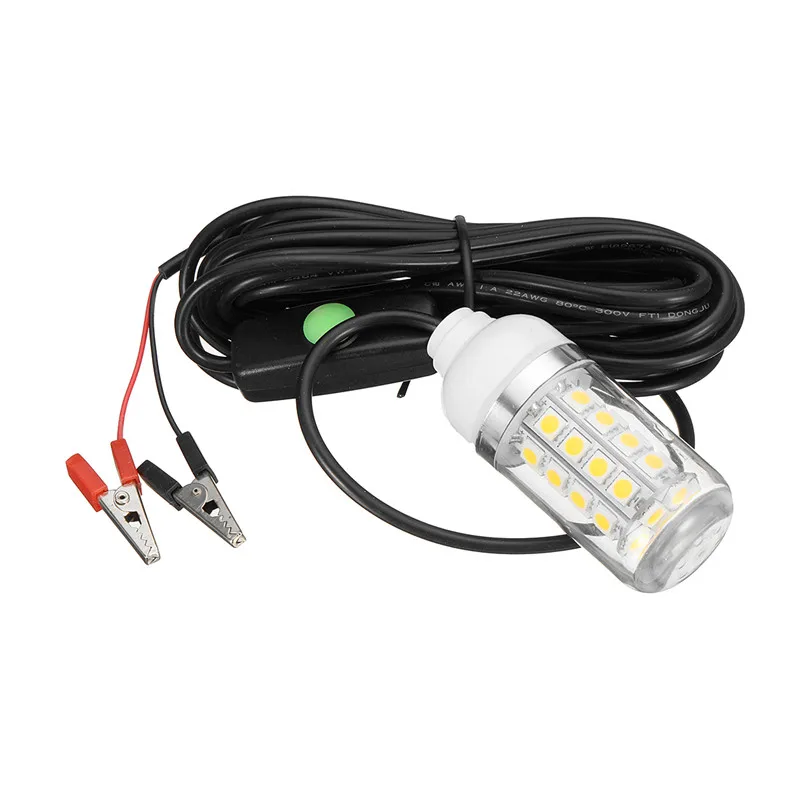 4 ألوان مصباح الصيد 108 قطعة 2835 LED تحت الماء DC12V مصباح الصيد السحر صياد السمك مصباح يجذب الروبيان الحبار دروبشيب