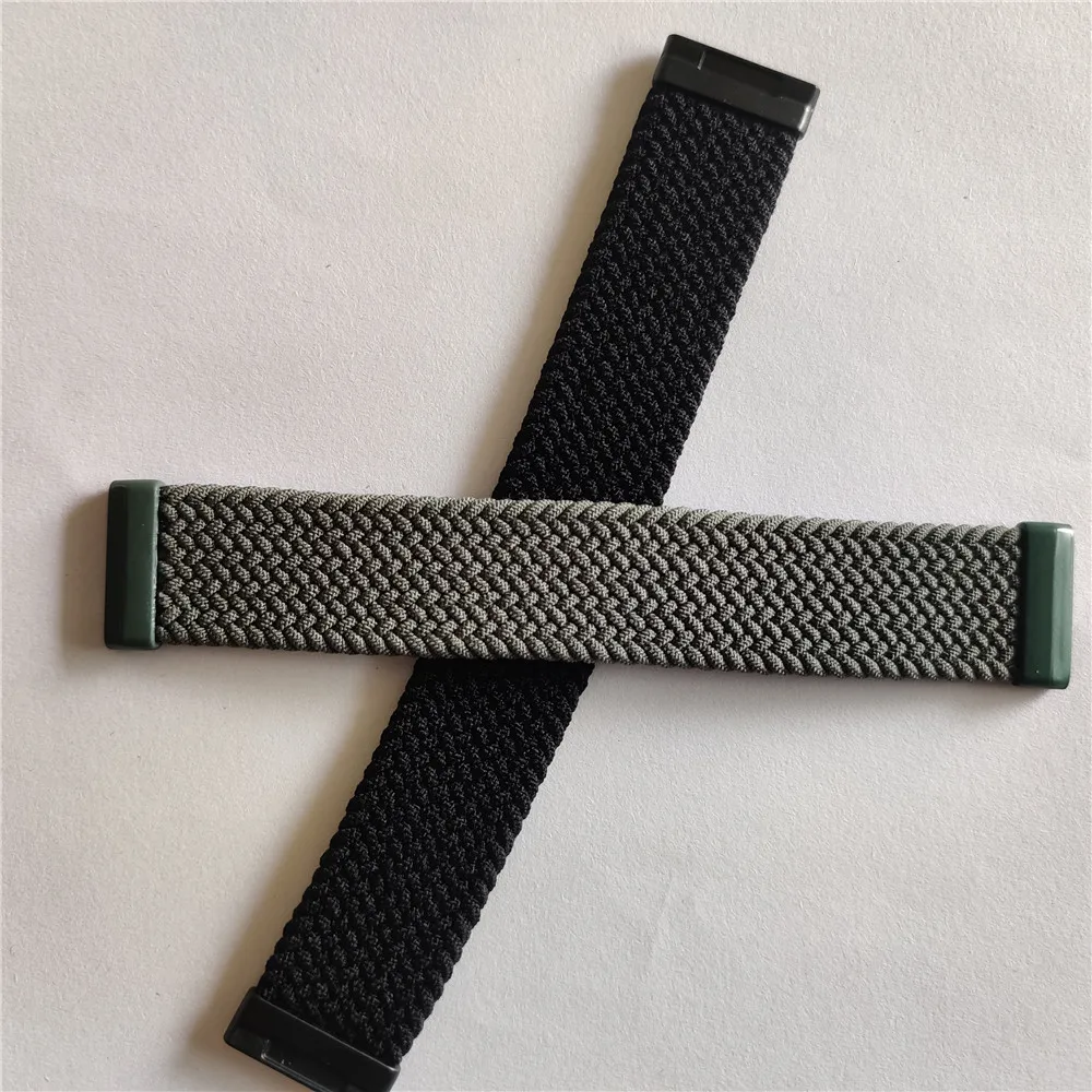 Voor Fitbit Versa 3 Gevoel Band Gevlochten Solo Loop Nylon Gevlochten Zachte Elasticiteit Horlogebanden Wrist Strap Versa 3 Wearable Accessoires