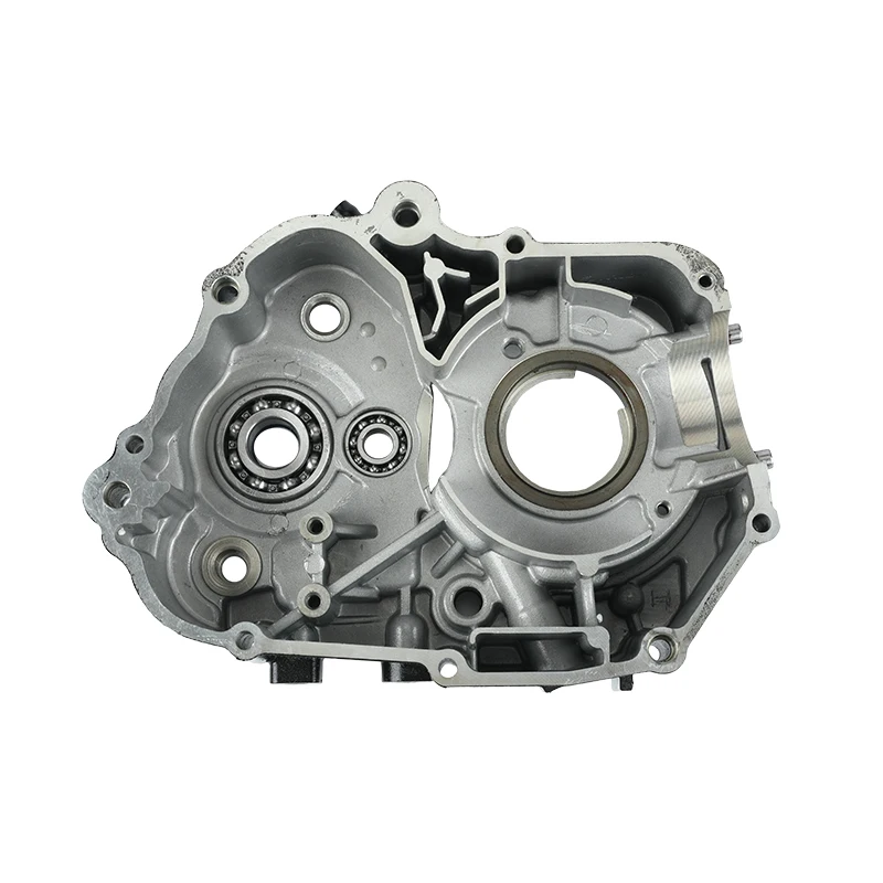 Pitbike 125CC Engine Left CrankCase Cover with Bearing For Lifan 125 Horizontal Kick Starter Dirt Bike Crankshaft Accessories