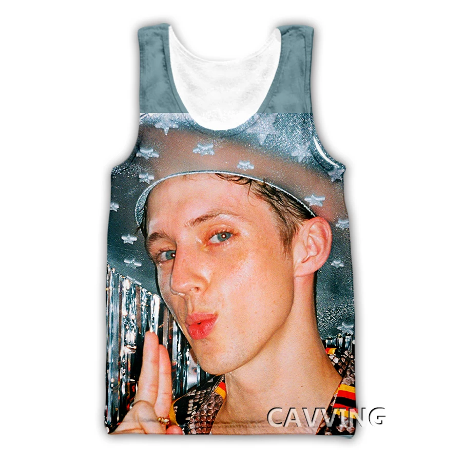 CAVVING 3D Printed Troy Sivan Tank Tops Harajuku Vest Summer Undershirt Shirts Streetwear for Men/women