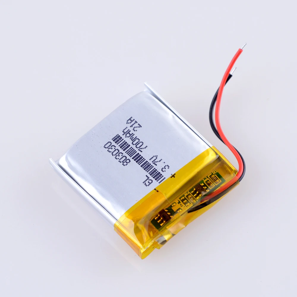 803030 700MAh 3.7V Li-Polymer Lithium Li-ion Pin Thay Thế Tế Bào Cho Đồ Chơi GPS MP3 MP4 PDA Thông Minh đồng Hồ
