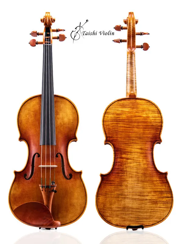 Stradivarius Cremonese 1715 retro Oil Varnish Handmade Violin All European Wood 4/4 3/4 Professional violin & case bow string