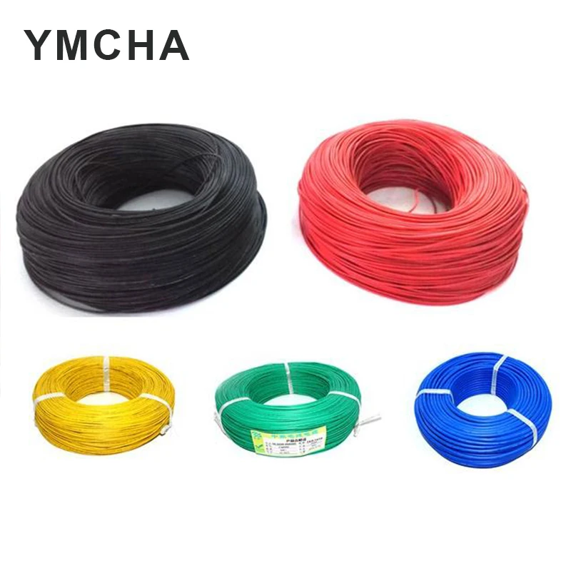 One Meter Silicone Wire Heat-resistant Cable Soft Silicone Wires 12AWG 14AWG 16AWG 18AWG 20AWG 22AWG 24AWG 26AWG 28AWG 30AWG