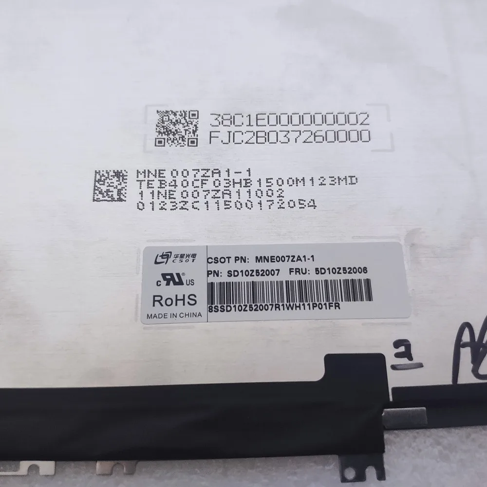 Imagem -06 - Computador Portátil Tela Lcd Módulo 5d10s39718 5d10s39704 Yoga Magro Pro14ach5 para Lenovo Yoga Magro Pro-14ach5 d Portátil