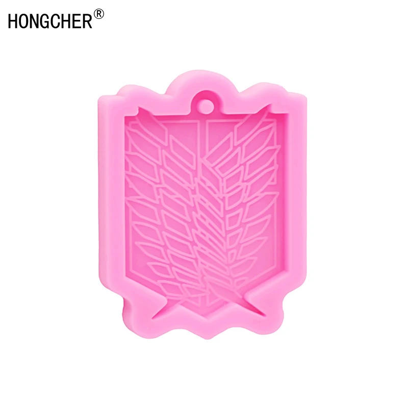 New Flash Freedom Wings Anime Badge Jewelry Silicone Mold Polymer Clay Mold Epoxy Jewelry Making Gadgets Cake Chocolate Mold