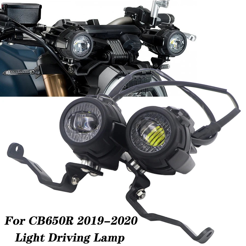 

Motorcycle Accessories For Honda CB650R CB 650R CB650 R CB 650 R cb650r Auxiliary Fog Light Driving Lamp 2019 2020