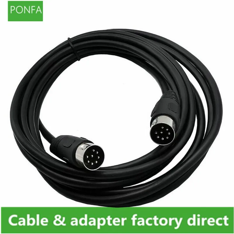 8 Pin Din Male to Male Speaker Audio Cable