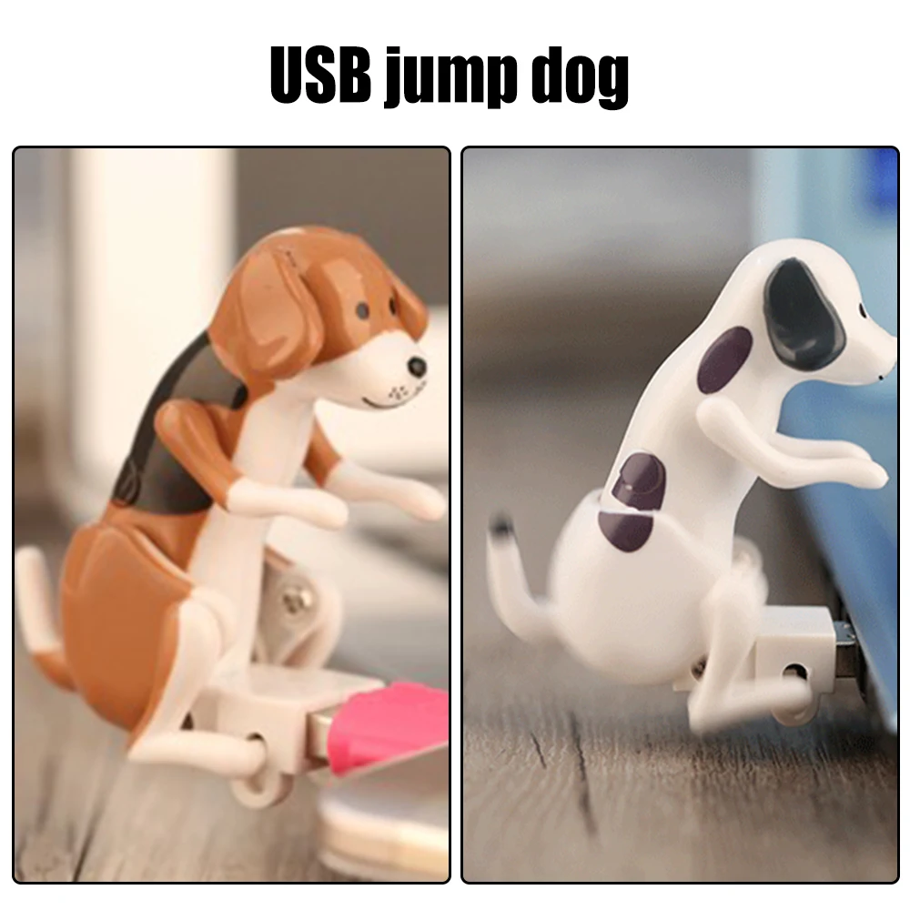 Divertido perro joroba perro callejero USB cubierta a prueba de polvo regalo súper lindo para niña niño