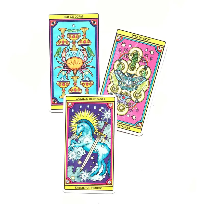 Spanish: God Three Tarot Card Oracle Leisure entertainment games Card family gatherings Tarot Card And  Variety Of Tarot Options