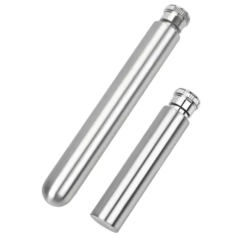 HILIFE 스테인레스 스틸 1oz/1.5oz 힙 플라스크 와인 위스키 병 관형 와인 냄비 광택 둥근 바닥 와인 병